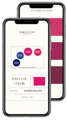 Invierno Brillante - Paleta de swatches digitales