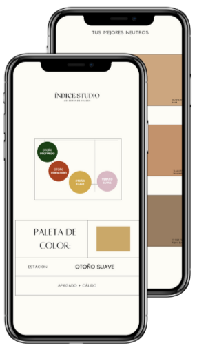 Otoño Suave - Paleta de swatches digitales
