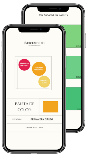 Primavera Cálida - Paleta de swatches digitales