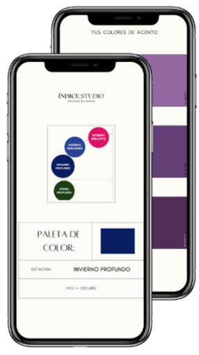 Invierno Profundo - Paleta de swatches digitales